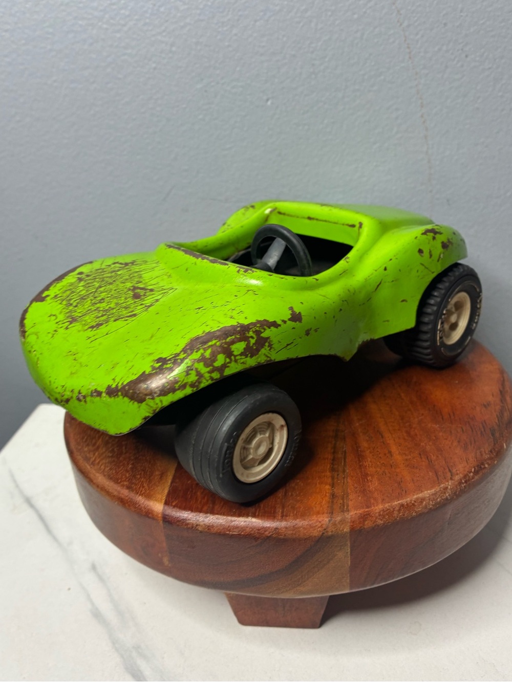Tonka Lime Green Dune Buggy Pressed Steel Toy Car Made in USA
